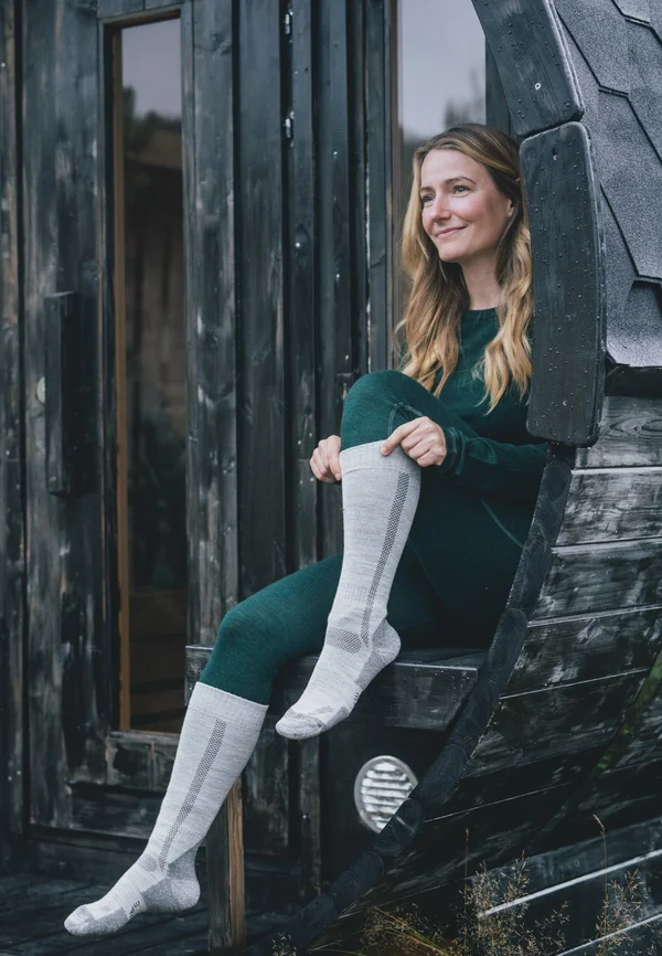 HIKING SOCKS - Knee high socks - grey