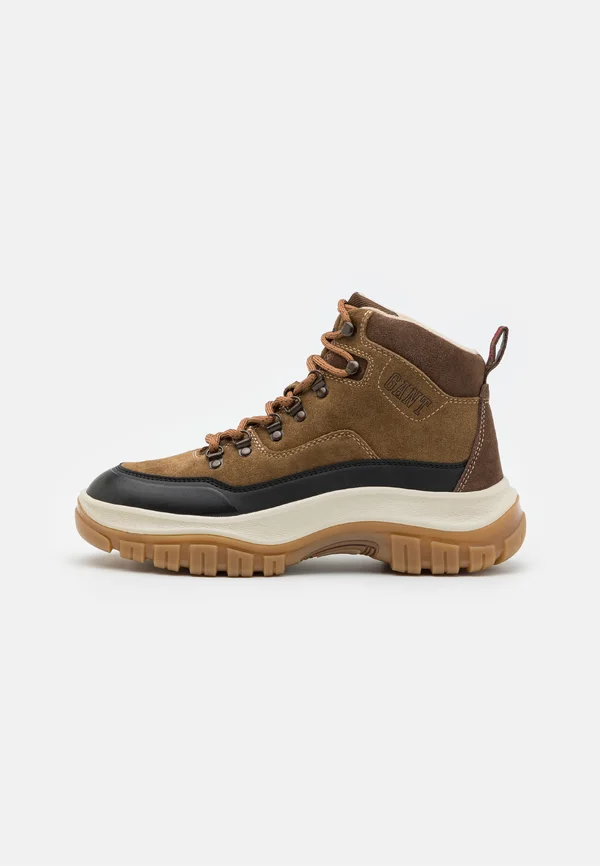 HILLARK - Lace-up ankle boots - warm khaki