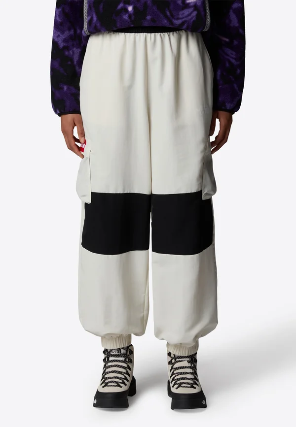 HIMALAYAN - Cargo trousers - white dune tnf black