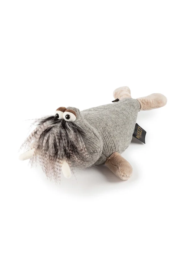 HIPSTER BEASTSTOWN - Cuddly toy - grau/braun