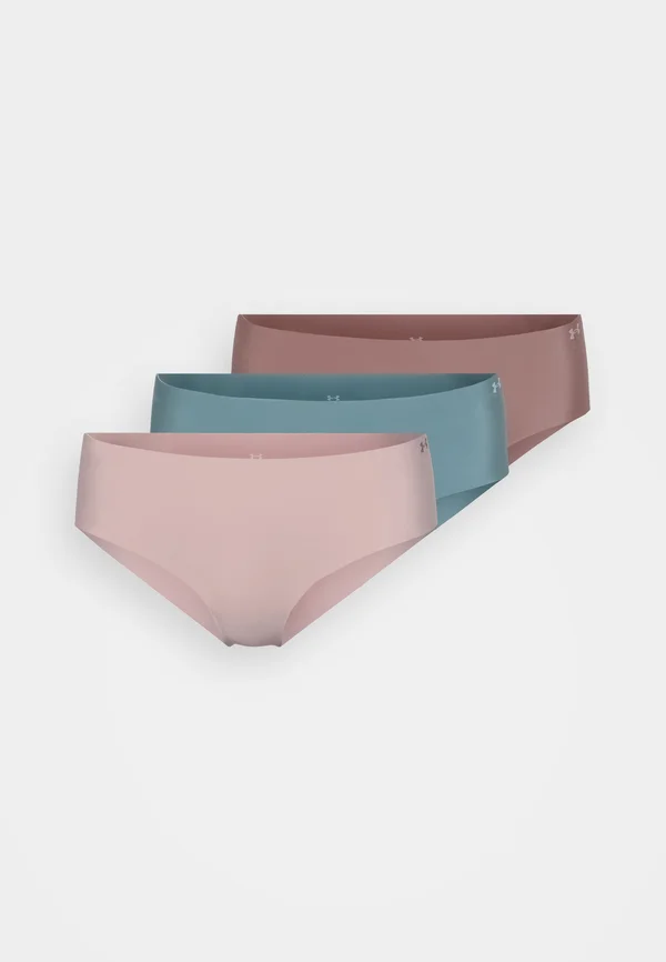 HIPSTER PURE NO SHOW SOLID 3 PACK - Briefs - tourmaline pink/maroon mist/jasper blue
