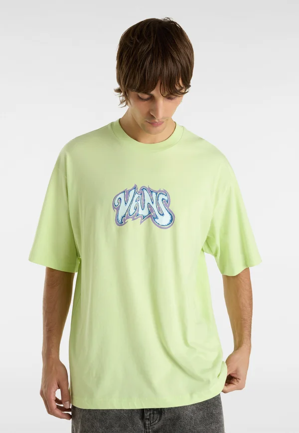 HISSTERIK - Print T-shirt - shadow lime