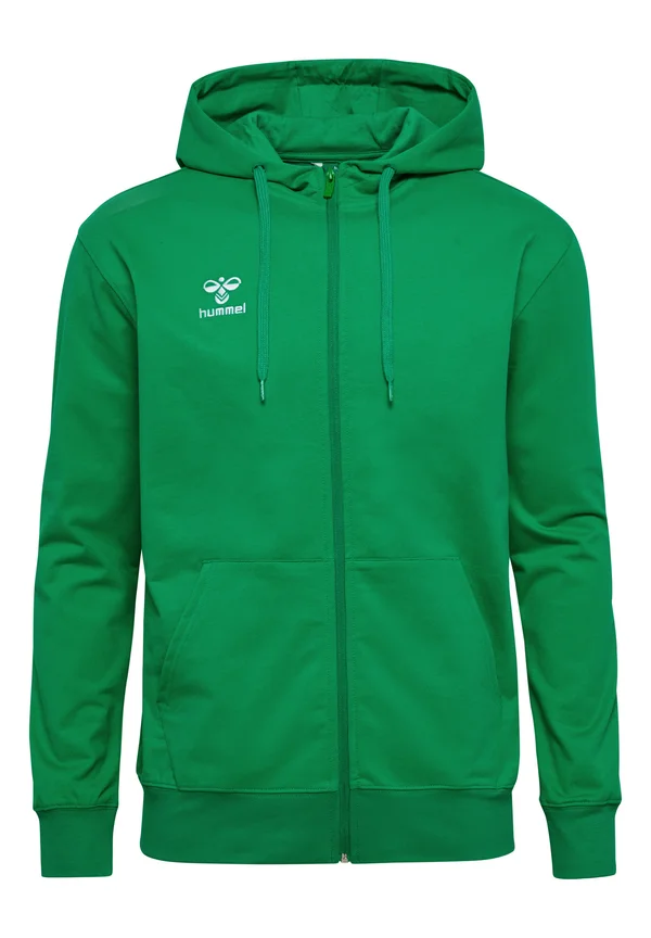 HMLGO 2.0  - Zip-up sweatshirt - jelly bean