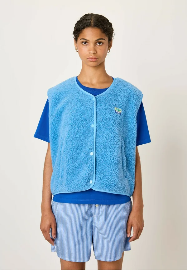 HOKTOWN - Waistcoat - celeste