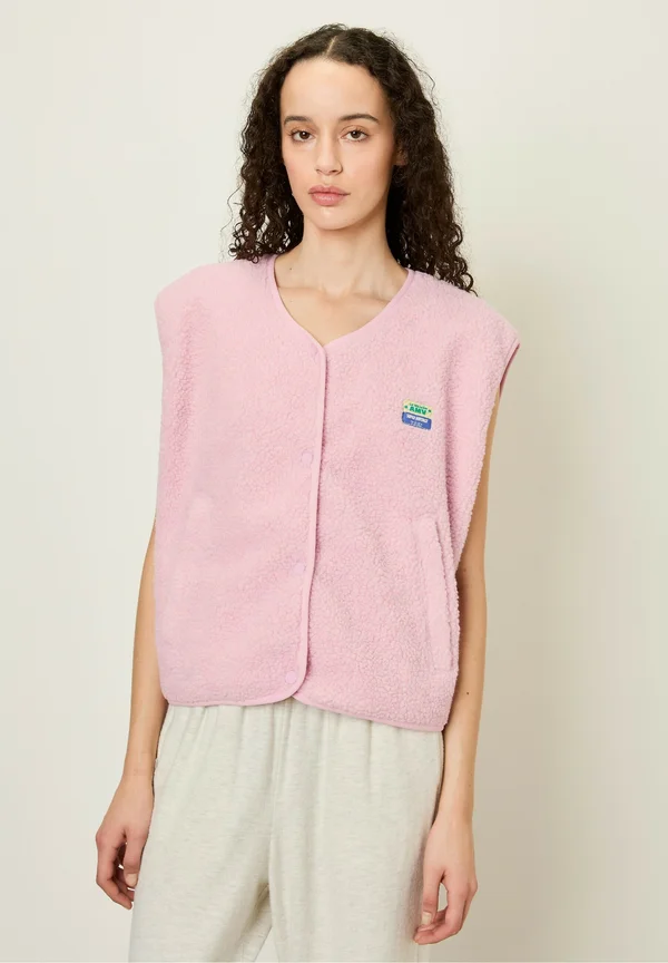 HOKTOWN - Waistcoat - dragee chine