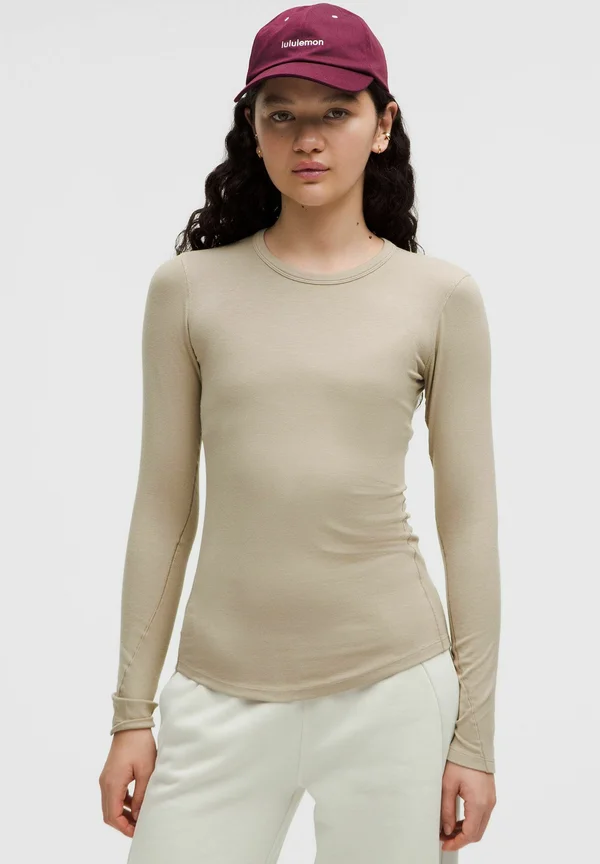 HOLD TIGHT LONG SLEEVE - Long sleeved top - sheer oak