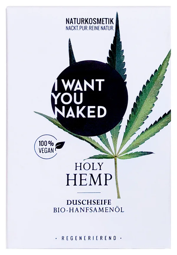 HOLY HEMP DUSCHSEIFE BIO-HANFSAMENÖL - Soap bar