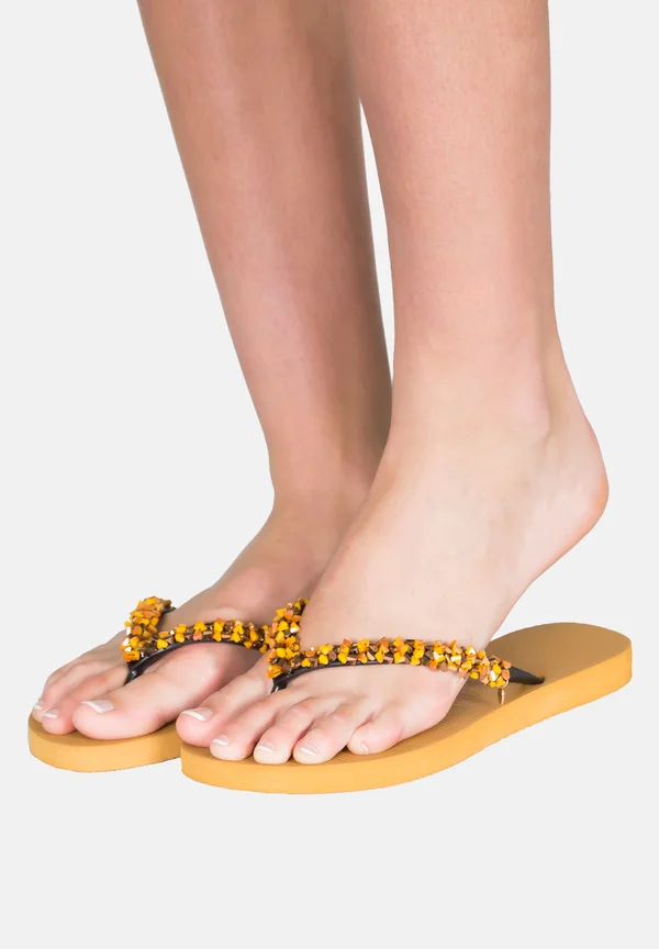 HONEY - Pool shoes - ocher