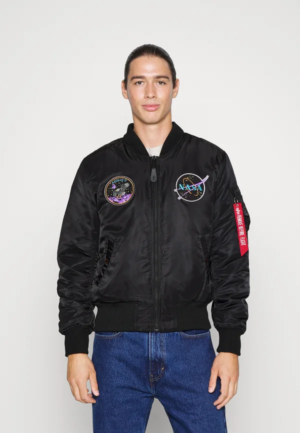 HOOD DARK SIDE - Bomber Jacket - black