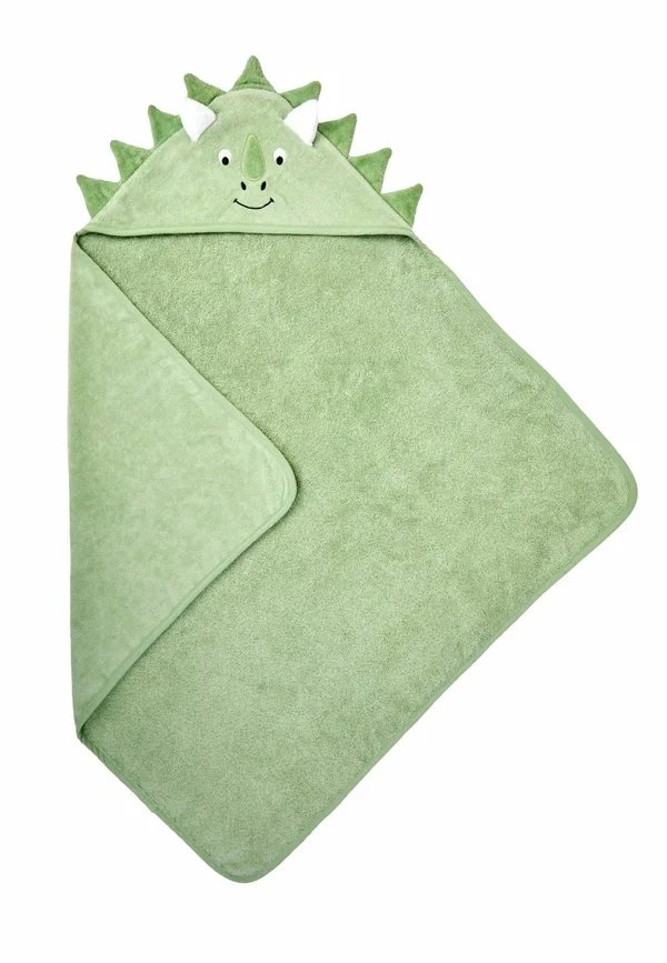 HOODED FOX STANDARD - Bath towel - green dino