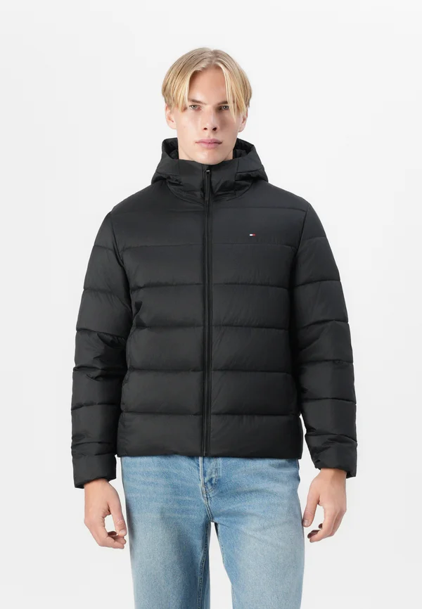 HOODED JACKET - Light jacket - black