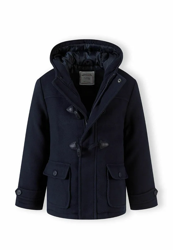 HOODED WITH POCKETS - Winter jacket - navy