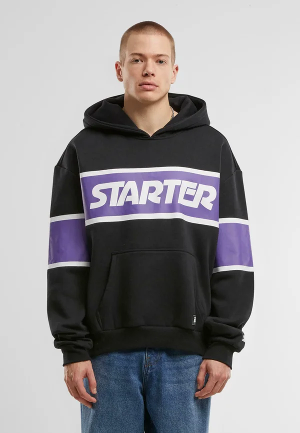 Hoodie - black purple