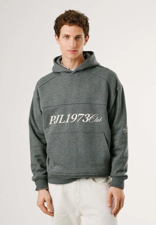 Hoodie - dark grey marl