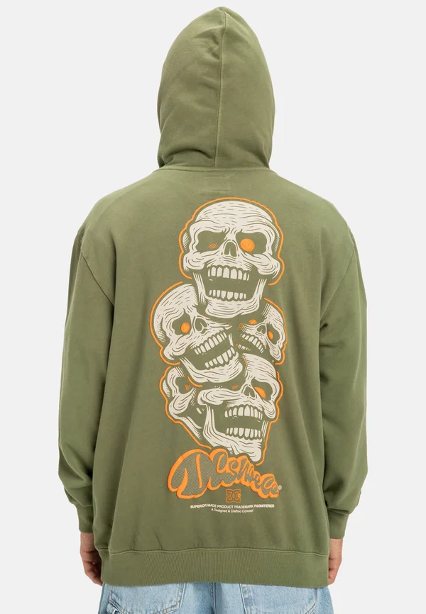 Hoodie - gqq bronze green