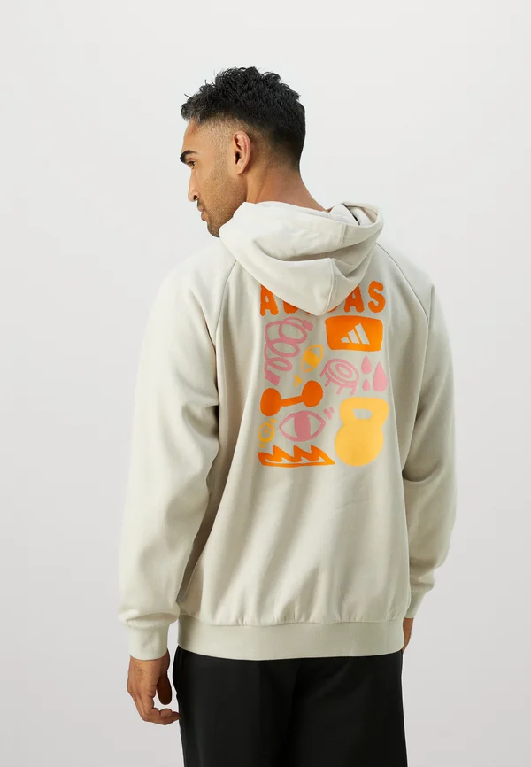 HOODIE - Hoodie - beige/multicolor