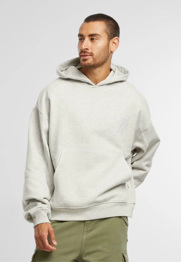 Hoodie - melange grey