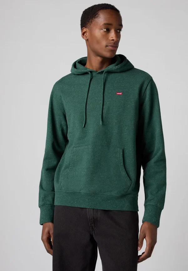 Hoodie - multi nep dark green