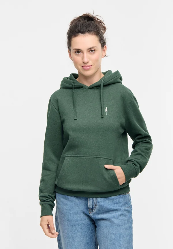 Hoodie - olive mel
