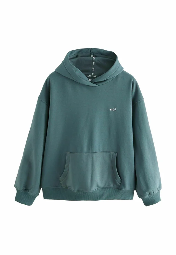 Hoodie - teal blue
