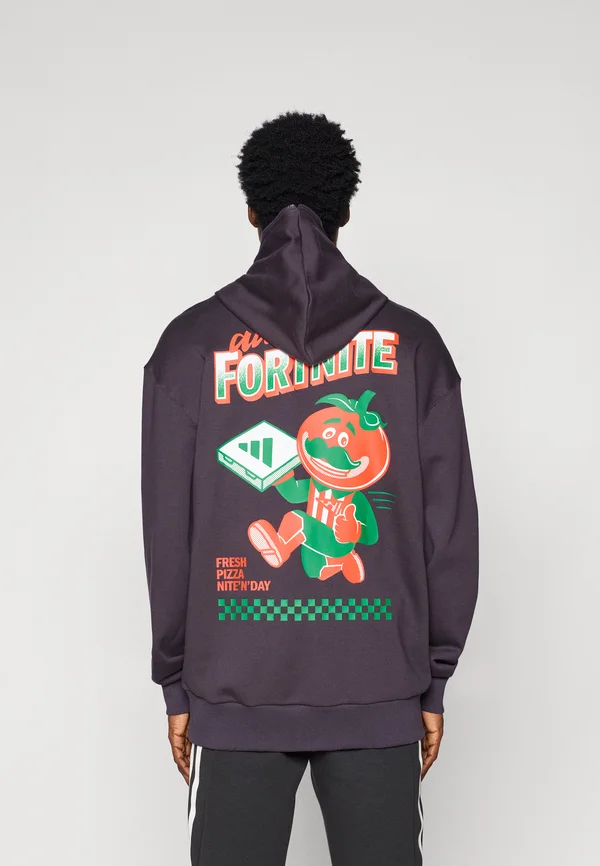 HOODIE - Zip-up sweatshirt - aurora black