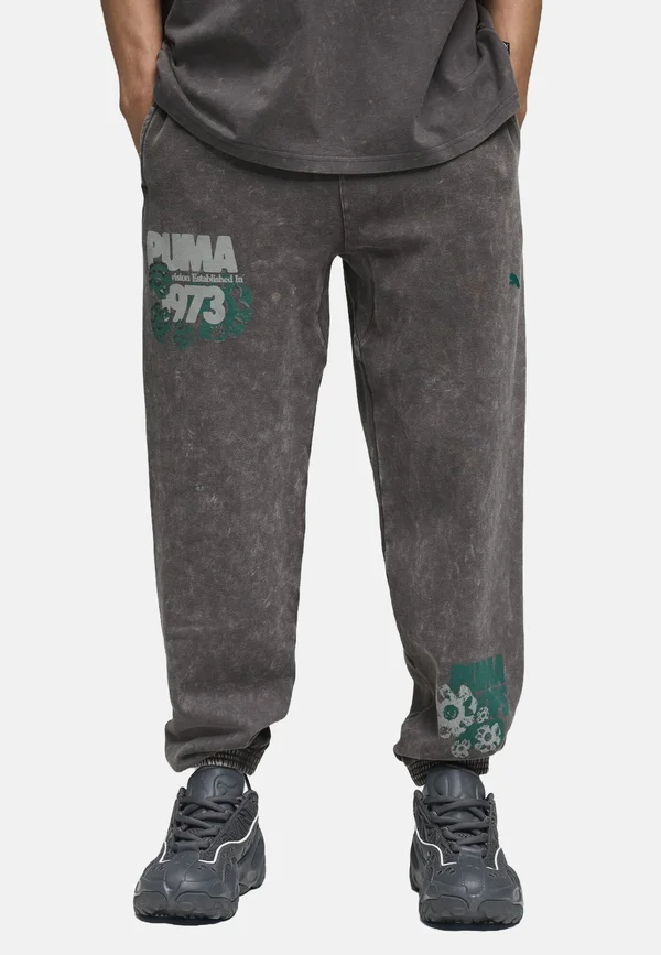 HOOPOCALYPSE  JOGGING - Tracksuit bottoms - dusky gray
