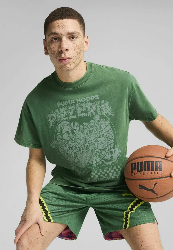 HOOPS TEE  - Print T-shirt - vine