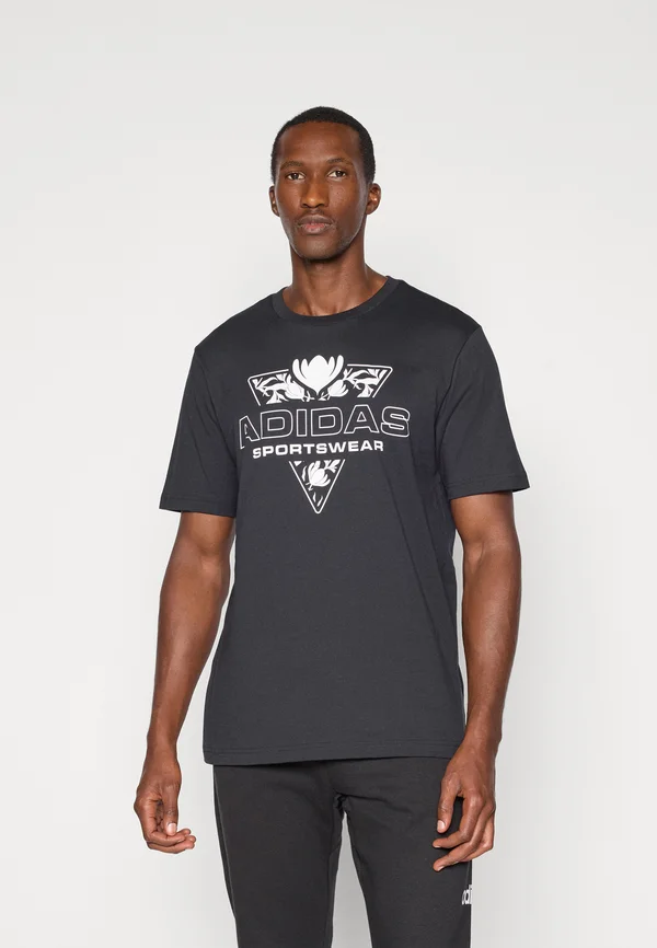 HOT  - Print T-shirt - black