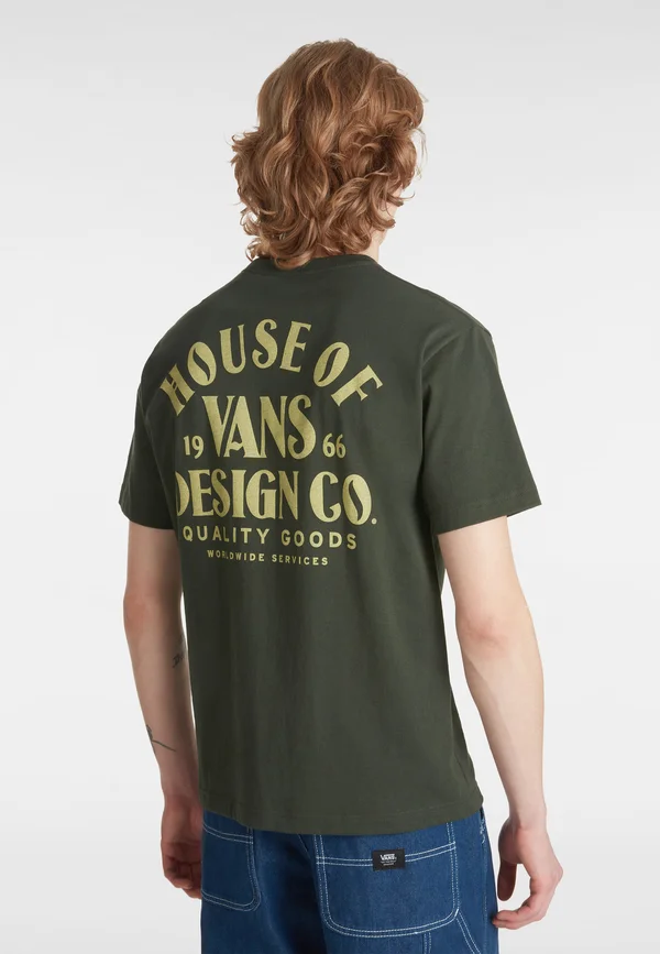 HOV - Print T-shirt - dark green