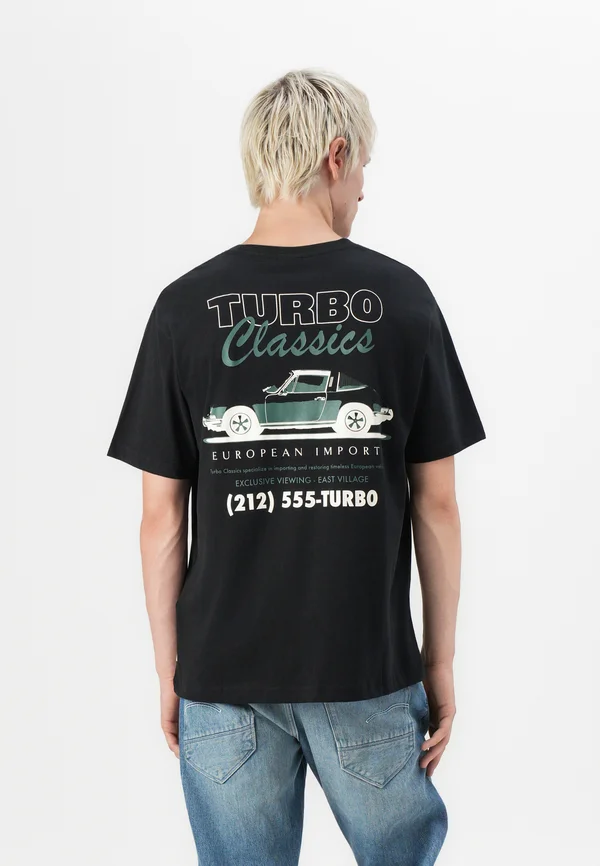 HOYA  - Print T-shirt - black