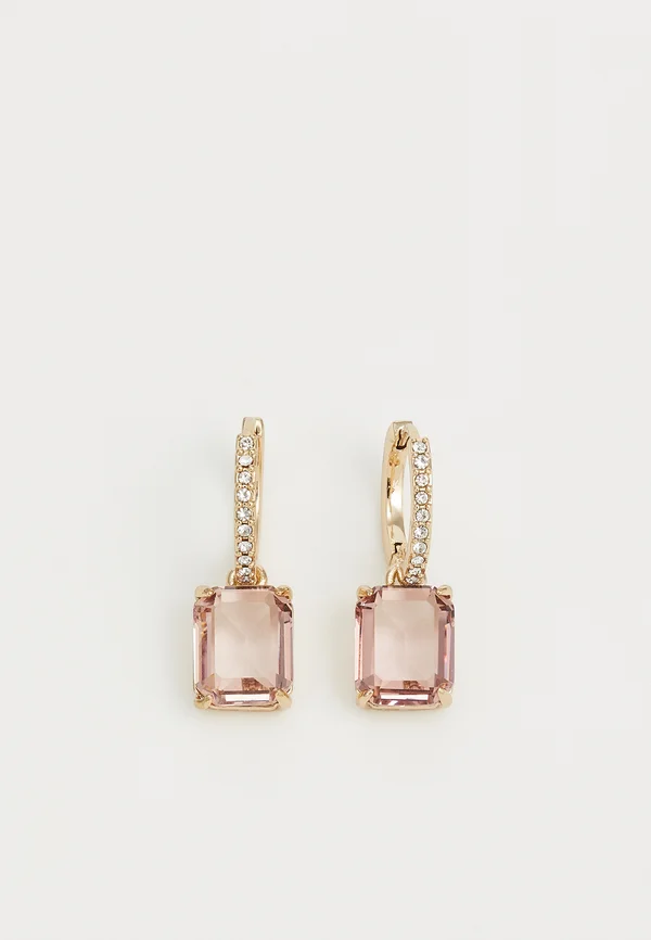 HUGGIE DROP - Earrings - gold-coloured/vintagerose