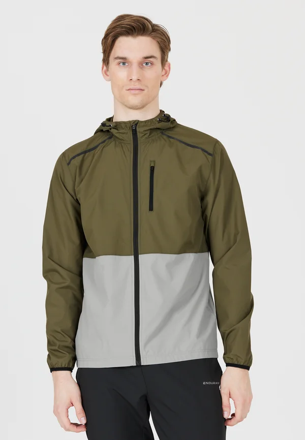 HUGOEE - Running jacket - ivy green