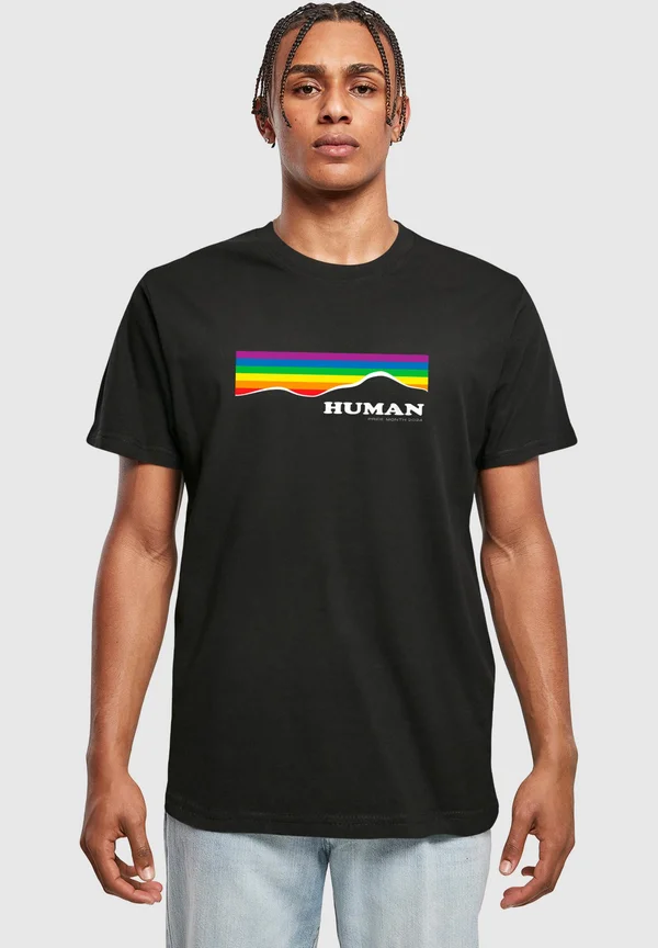 HUMAN PRIDE - Print T-shirt - black