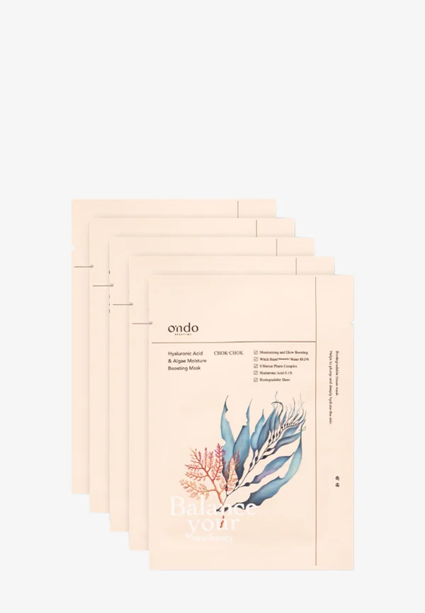 HYALURONIC ACID & ALGAE MOISTURE BOOSTING MASK 5 UNIT PACK - Face mask