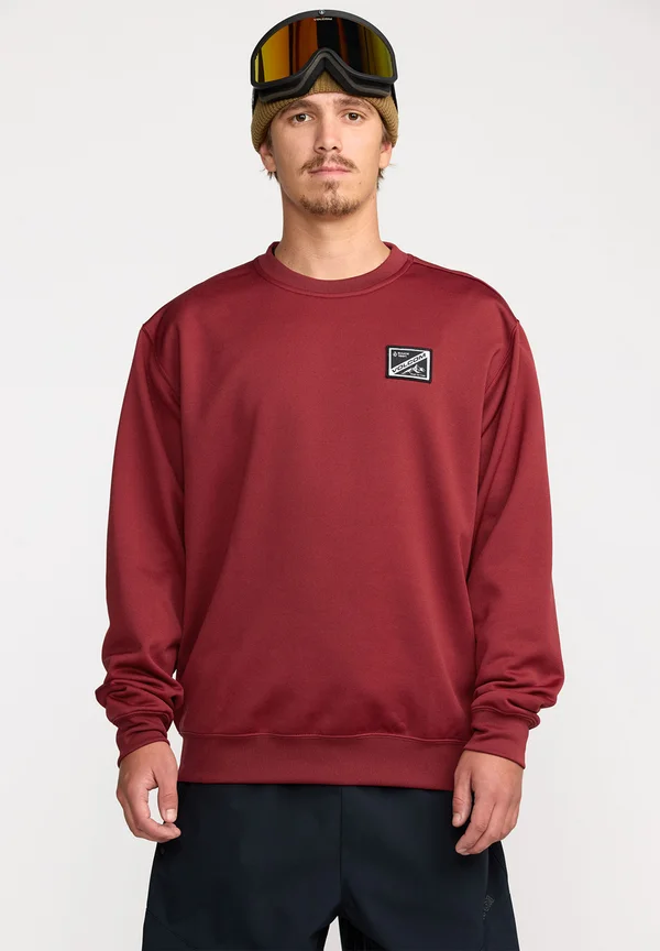 HYDRO CREW - Sweatshirt - burnt red