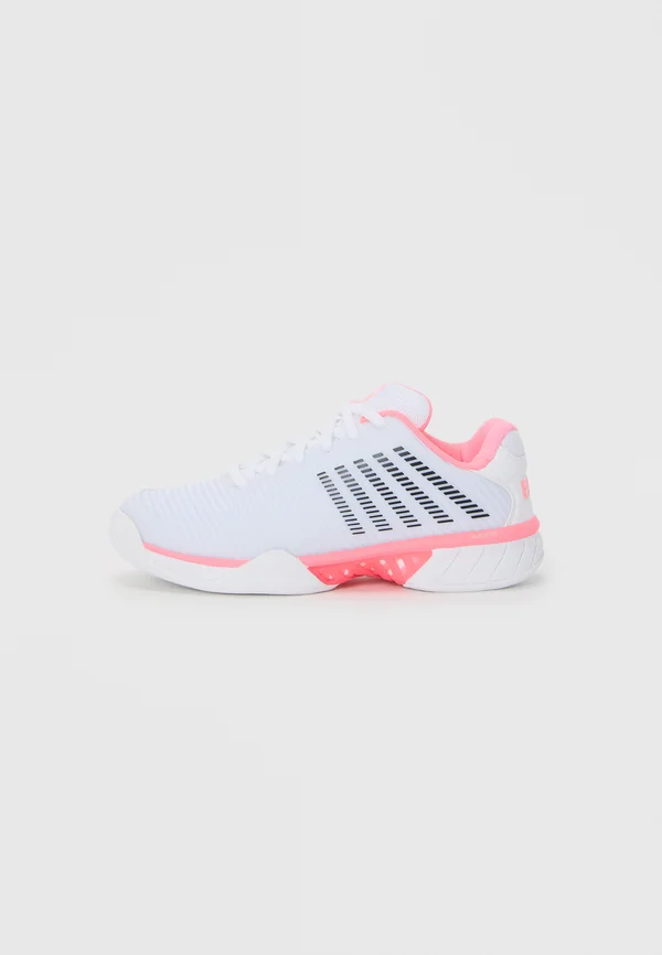 HYPERCOURT EXPRESS 2 - Multicourt tennis shoes - white/neon pastel pink/black