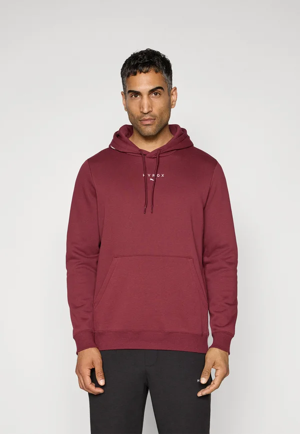 HYROX HEAVYWEIGHT HOODIE - Hoodie - ruby shimmer