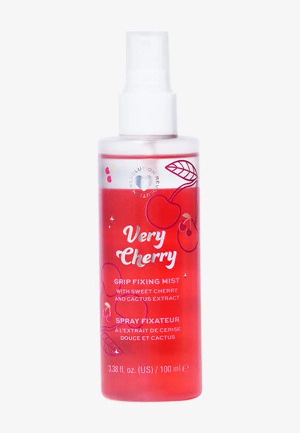 I HEART REVOLUTION VERY CHERRY GRIPPING FIXING MIST - Setting spray & powder