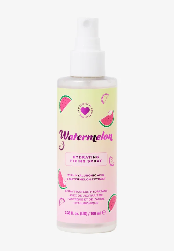 I HEART REVOLUTION WATERMELON DEWY FIXING SPRAY - Setting spray & powder - watermelon dewy