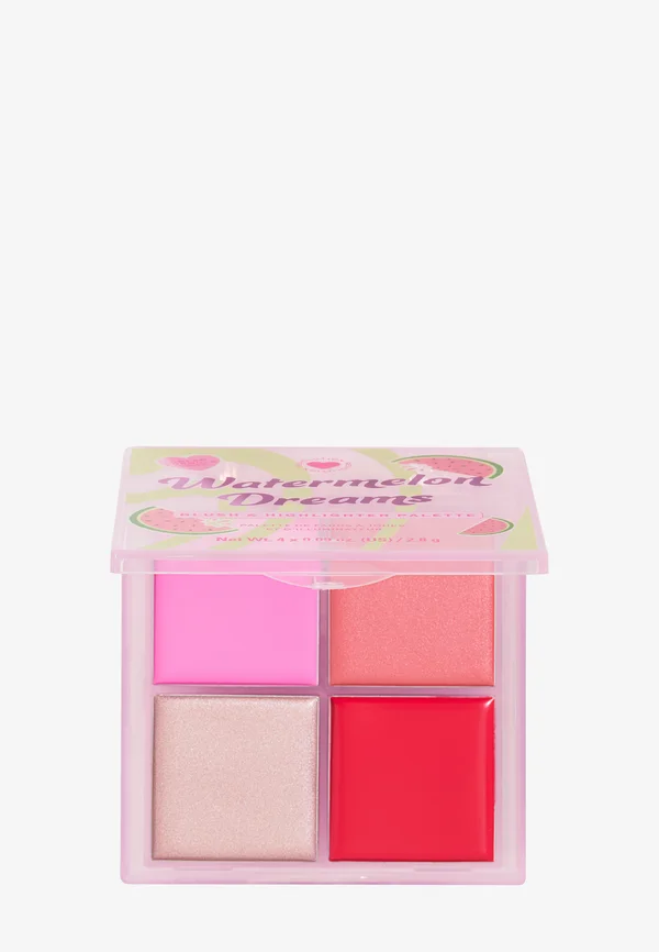 I HEART REVOLUTION WATERMELON DREAMS BLUSH & HIGHLIGHTER QUAD - Blusher - multi