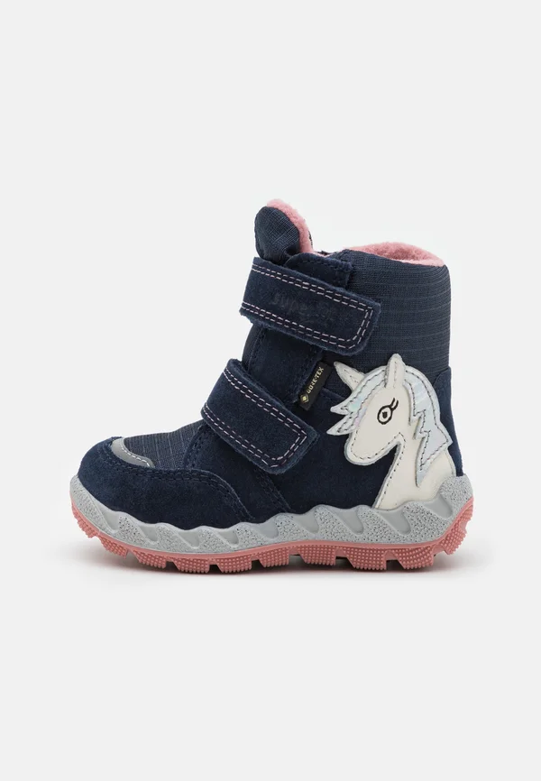 ICEBIRD - Winter boots - blau/rosa