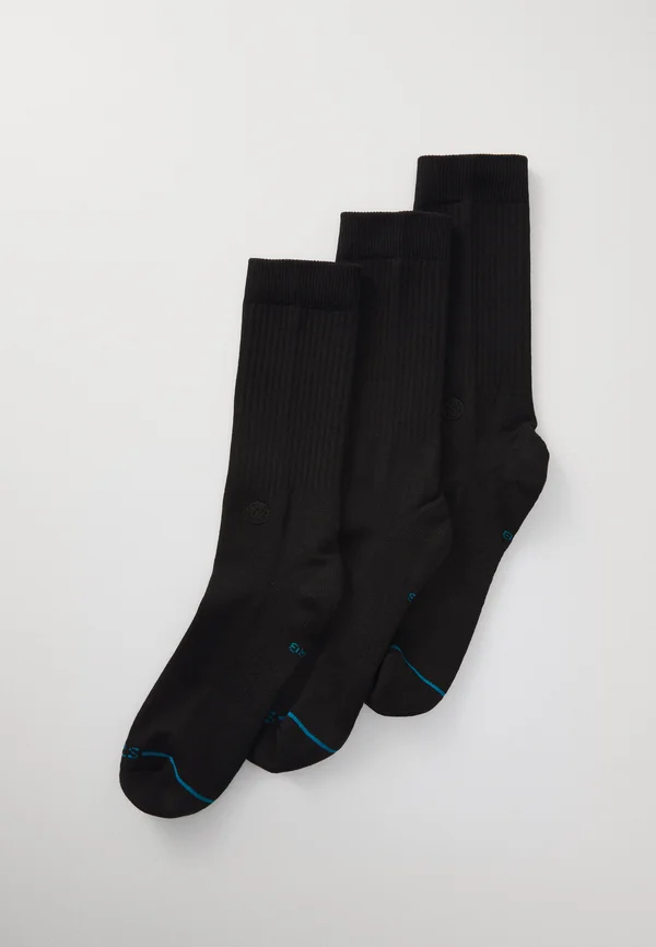 ICON 3 PACK - Socks - black/black