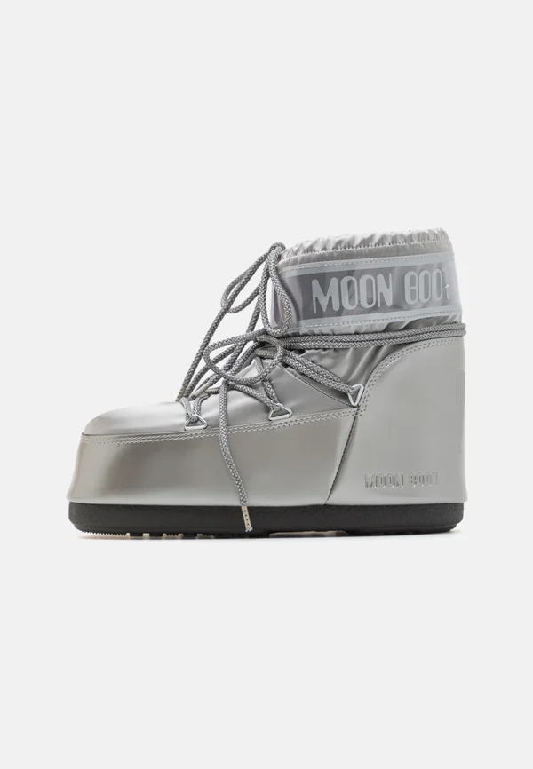 ICON LOW GLANCE UNISEX - Lace-up ankle boots - silver