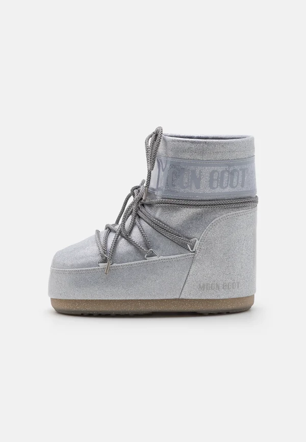 ICON LOW GLITTER UNISEX - Winter boots - silver