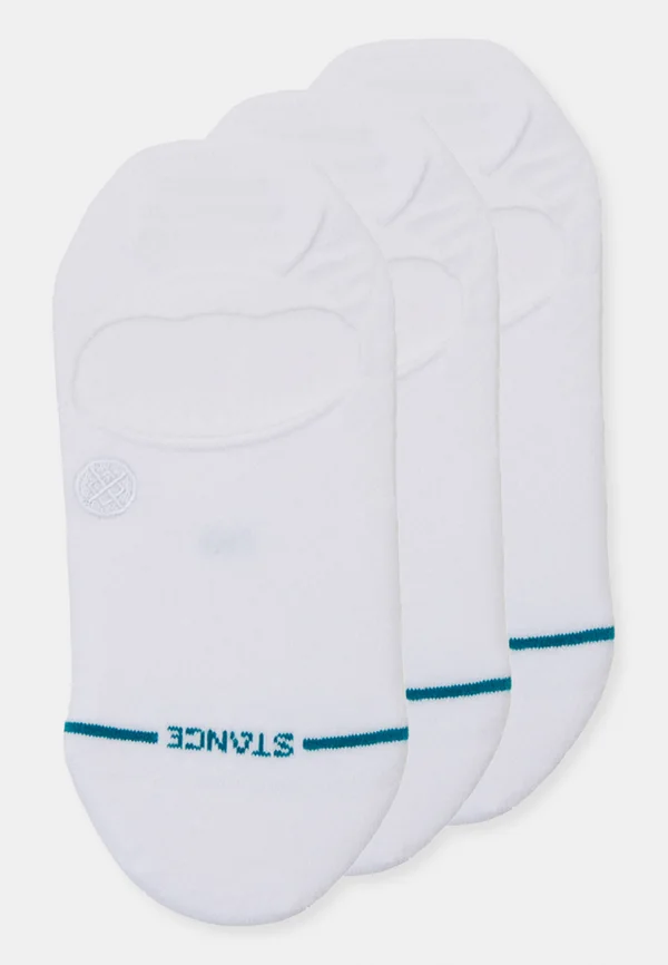 ICON NO SHOW UNISEX 3 PACK - Trainer socks - white
