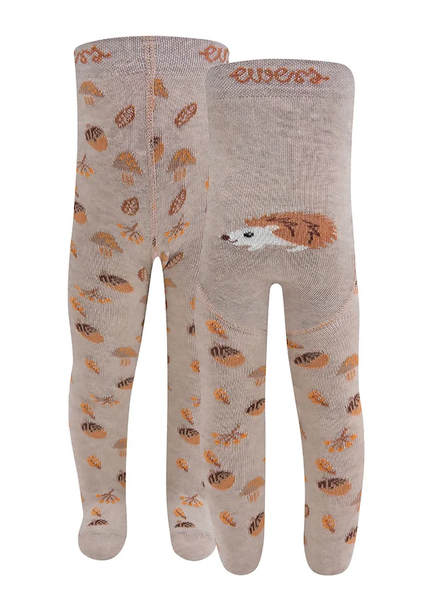 IGEL - Tights - dunkel beige meliert