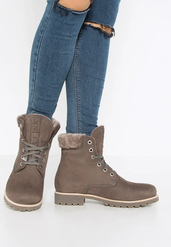 IGLOO - Lace-up ankle boots - gris
