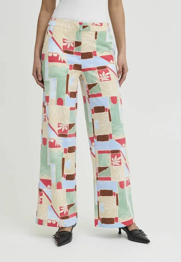 IHKATE - Trousers - multi tile aop