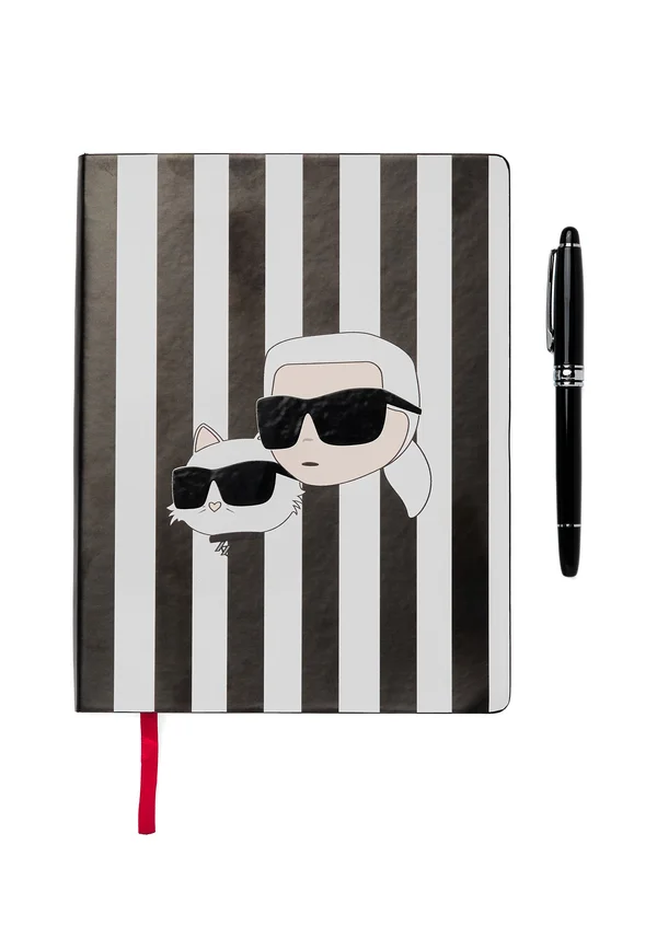 IKON NOTEBOOK + PEN SET - Other accessories - black white