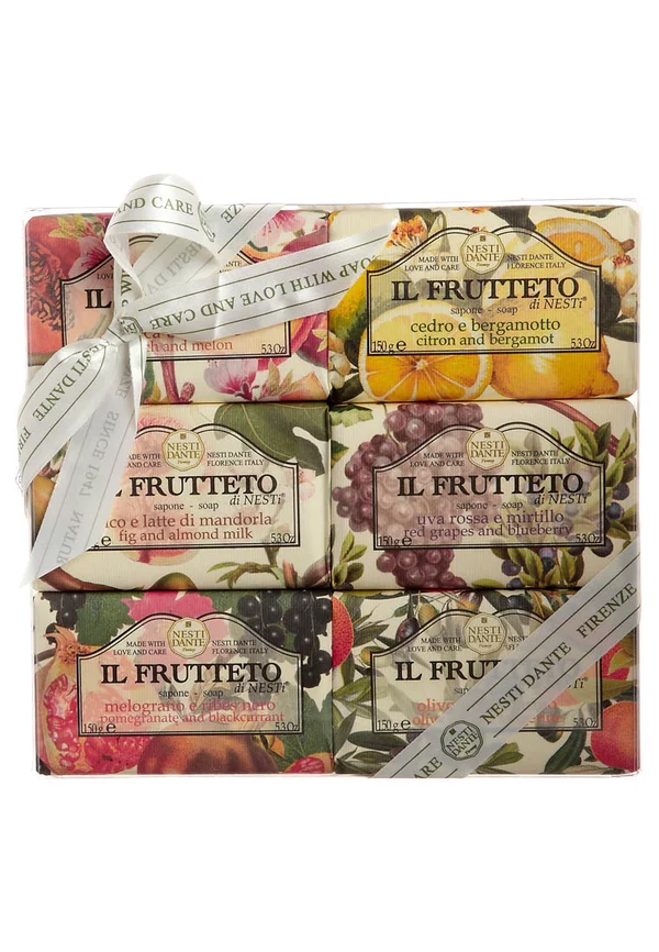 IL FRUTTETO - Soap bar - pomegranate/red grapes/peach